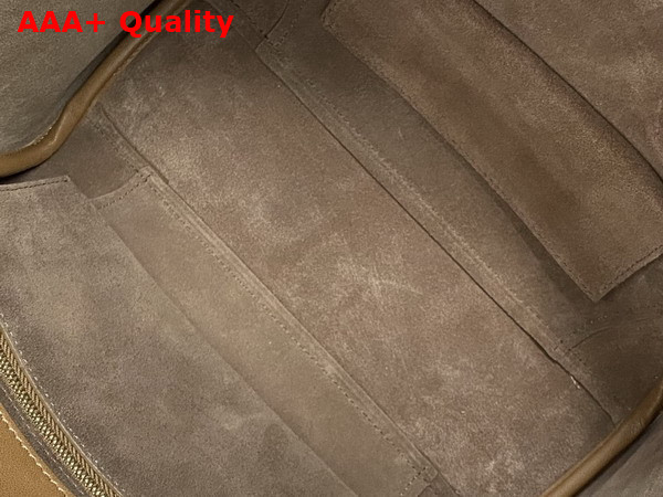 Celine Small New Luggage in Soft Tan Supple Shiny Lambskin Replica