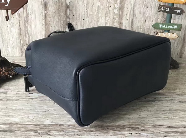 Celine Small Soft Cube Bag in Navy Blue Smooth Calfskin For Sale