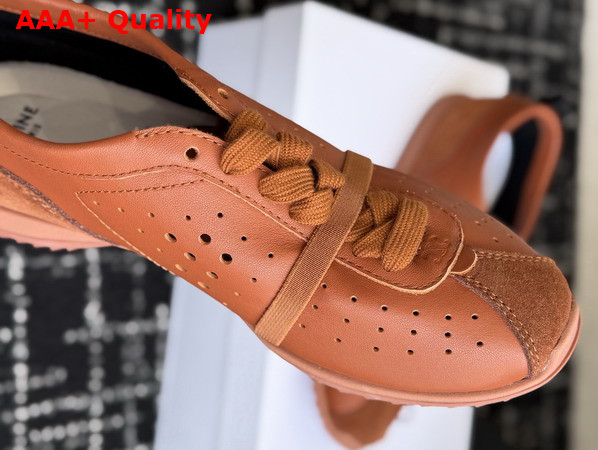 Celine Soft Sneaker in Sahara Stretch Lambskin Suede Calfskin and Lambskin Replica