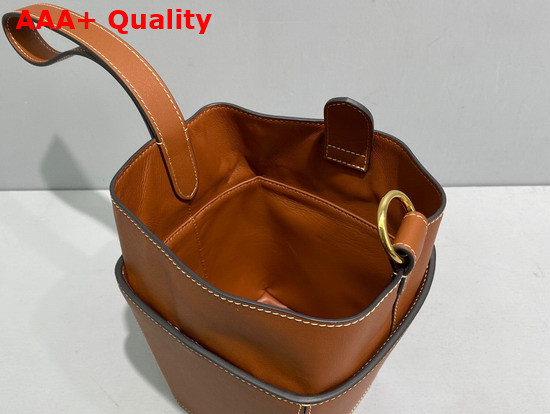 Celine Strap Box in Tan Smooth Calfskin Replica