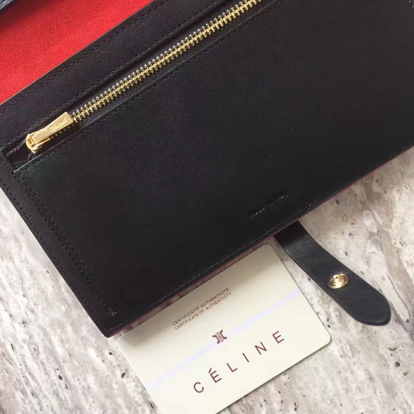 Celine Strap Large Multifunction in Red Grained and Shiny calfskin For Sale