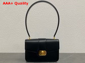 Celine Teen Celine Josephine Bag in Black Shiny Calfskin Replica