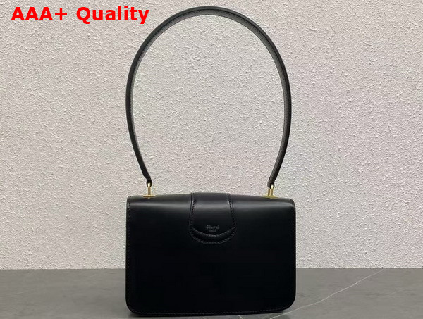 Celine Teen Celine Josephine Bag in Black Shiny Calfskin Replica