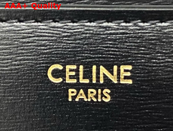 Celine Teen Celine Josephine Bag in Black Shiny Calfskin Replica