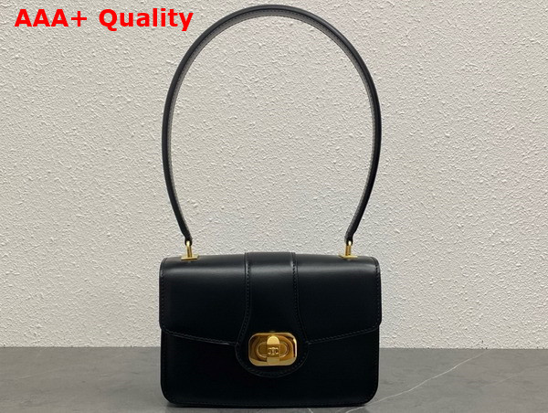 Celine Teen Celine Josephine Bag in Black Shiny Calfskin Replica