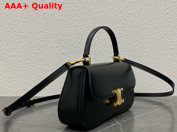 Celine Teen Celine Lola in Black Shiny Calfskin Replica