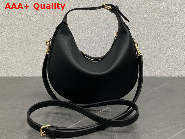 Celine Teen Celine Lulu in Black Supple Grained Calfskin Replica