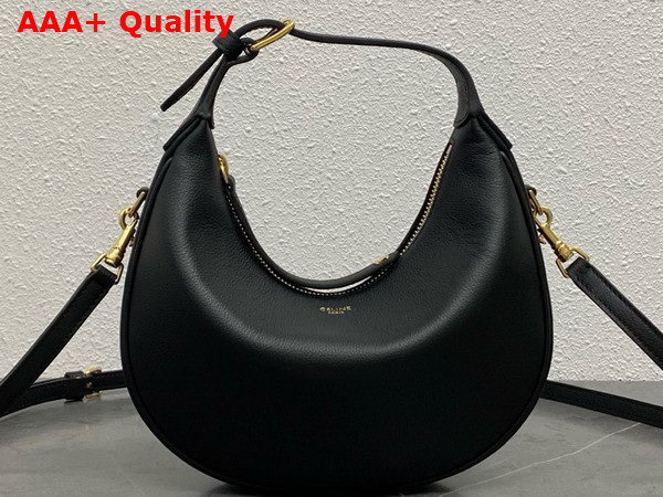 Celine Teen Celine Lulu in Black Supple Grained Calfskin Replica