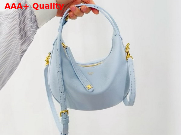 Celine Teen Celine Lulu in Glacier Supple Grained Calfskin Replica