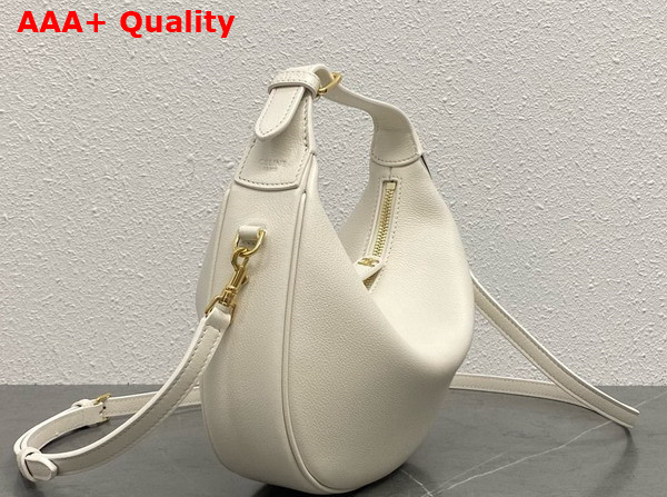 Celine Teen Celine Lulu in Rice Supple Grained Calfskin Replica