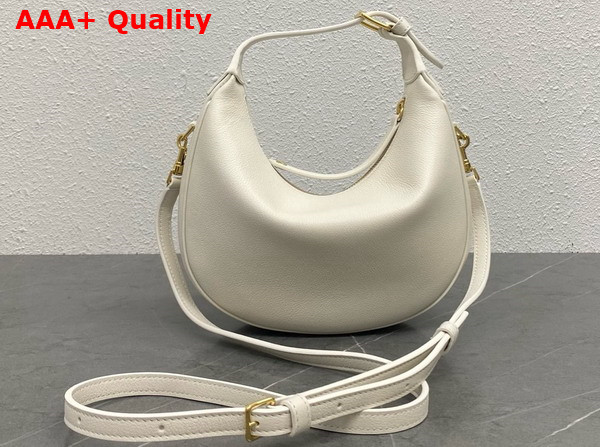 Celine Teen Celine Lulu in Rice Supple Grained Calfskin Replica