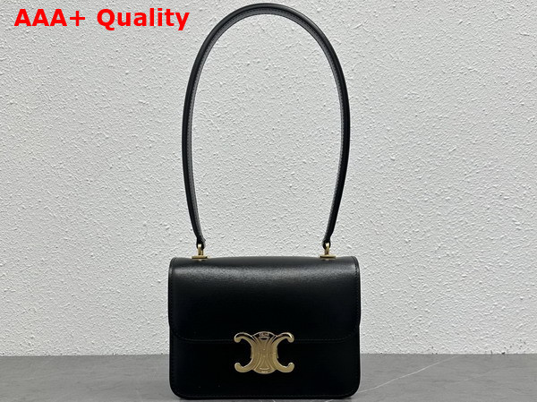 Celine Teen Garance Bag in Black Shiny Calfskin Replica
