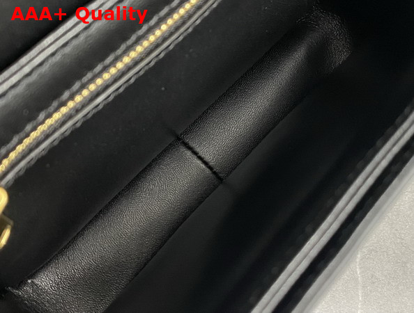 Celine Teen Triomphe Bag in Black Patent Calfskin Replica
