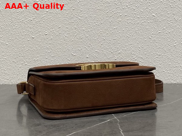 Celine Teen Triomphe Bag in Chestnut Grained Nubuck Calfskin 188423 Replica