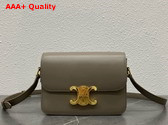 Celine Teen Triomphe Bag in Pebble Shiny Calfskin Replica