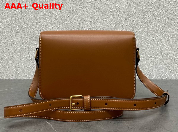 Celine Teen Triomphe Bag in Tan Natural Calfskin Replica