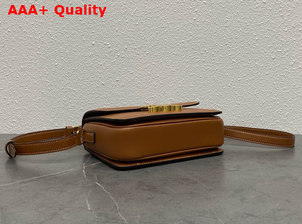 Celine Teen Triomphe Bag in Tan Natural Calfskin Replica