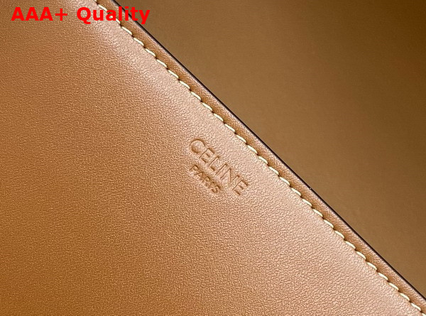 Celine Teen Triomphe Bag in Tan Natural Calfskin Replica