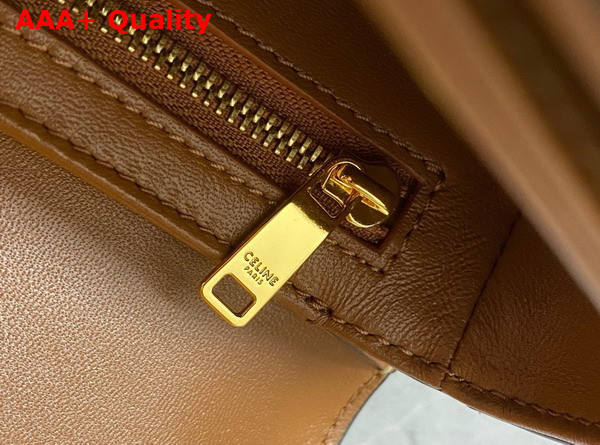 Celine Teen Triomphe Bag in Tan Natural Calfskin Replica