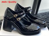 Celine Tess Babies in Black Patent Calfskin Replica