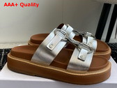 Celine Tippi in Calfskin Silver Replica