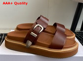 Celine Tippi in Calfskin Vegetal Tanning Dark Brown Replica