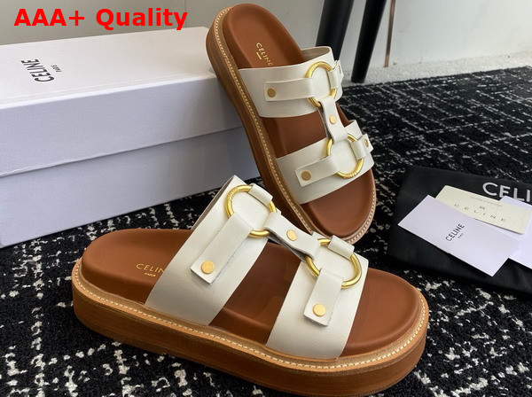 Celine Tippi in Calfskin White Replica