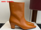 Celine Tour Boot in Sahara Lambskin Replica