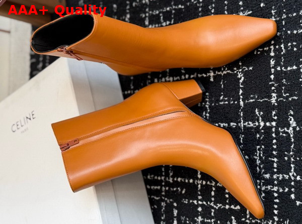 Celine Tour Boot in Sahara Lambskin Replica