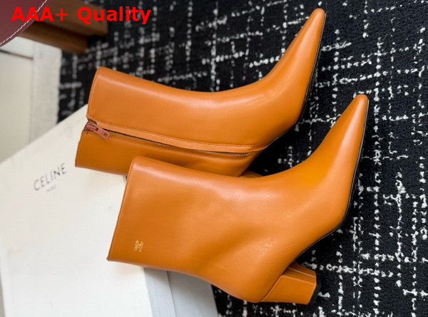 Celine Tour Boot in Sahara Lambskin Replica