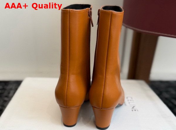Celine Tour Boot in Sahara Lambskin Replica