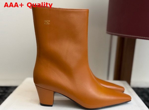 Celine Tour Boot in Sahara Lambskin Replica