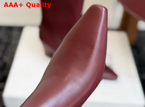 Celine Tour Boot in Syrah Lambskin Replica