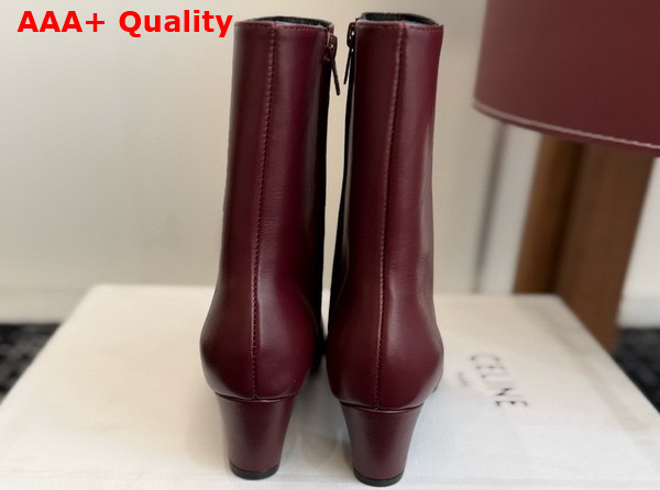 Celine Tour Boot in Syrah Lambskin Replica