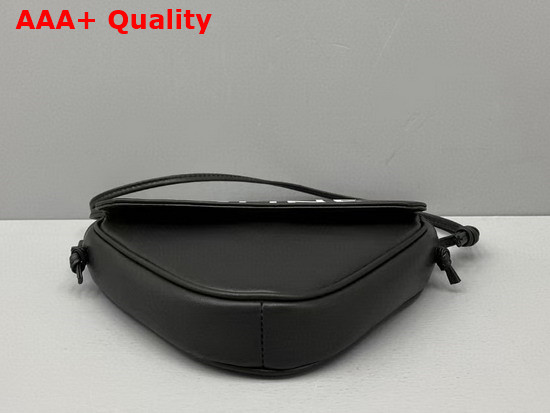 Celine Triangle Bag in Smooth Calfskin with the Dancing Kid Print Black Replica