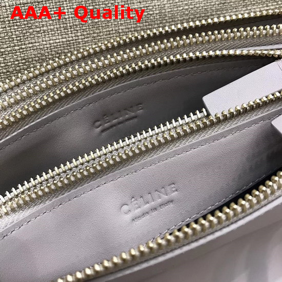 Celine Trio Bag in Light Grey Replica