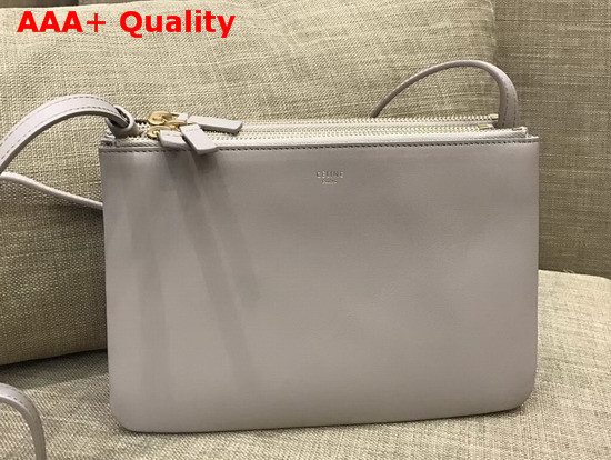 Celine Trio Bag in Light Grey Replica