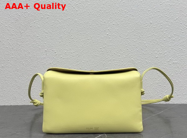 Celine Trio Flap in Citrus Smooth Lambskin Replica