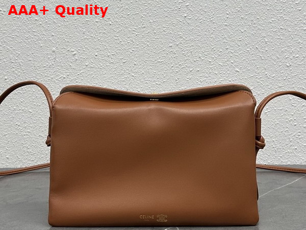Celine Trio Flap in Soft Tan Smooth Lambskin Replica