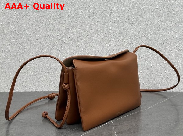Celine Trio Flap in Soft Tan Smooth Lambskin Replica