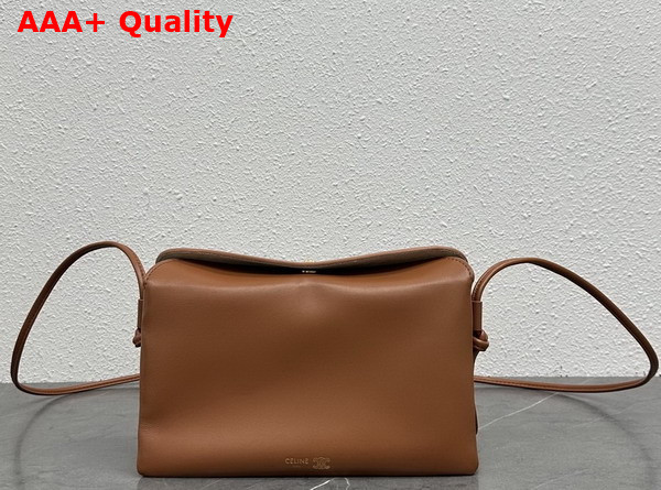 Celine Trio Flap in Soft Tan Smooth Lambskin Replica