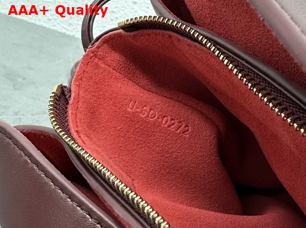 Celine Trio Flap in Syrah Smooth Lambskin Replica