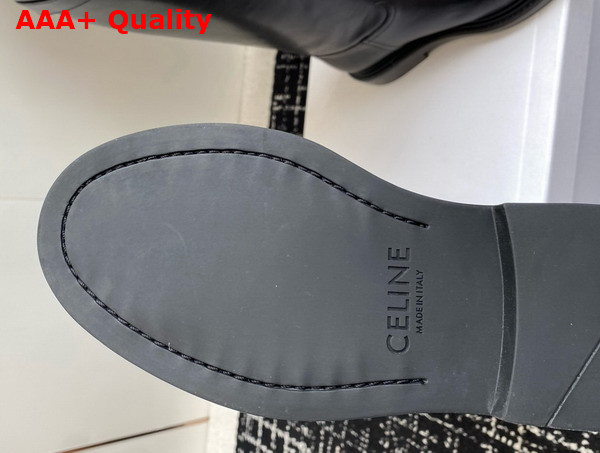 Celine Universite Boot in Black Calfskin Replica