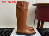 Celine Universite Boot in Havana Calfskin Replica