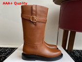 Celine Universite Short Boot in Havana Calfskin Replica