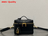 Celine Vanity in Black Shiny Calfskin Replica