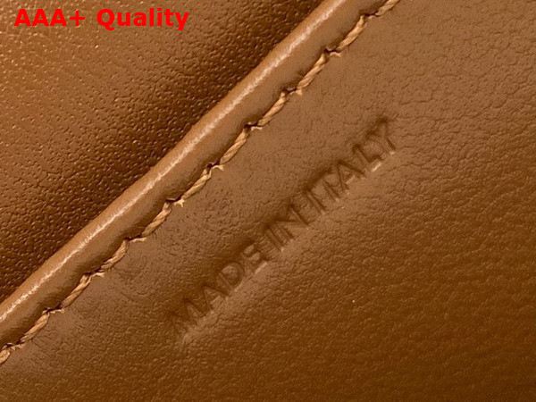 Celine Vanity in Tan Shiny Calfskin Replica