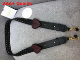 Chloe Bag Strap in Black Real Leather Replica