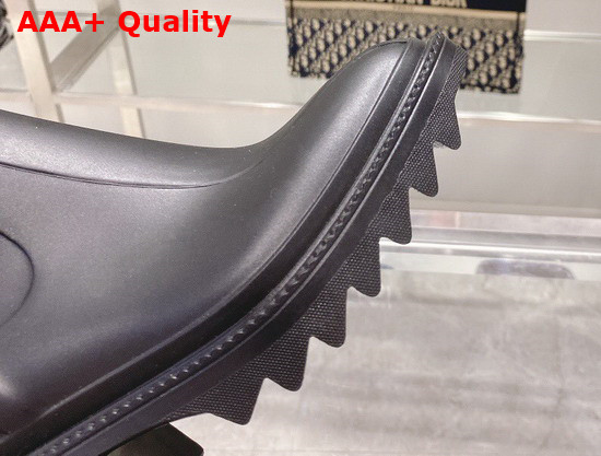 Chloe Betty Rain Boot in Black PVC Replica