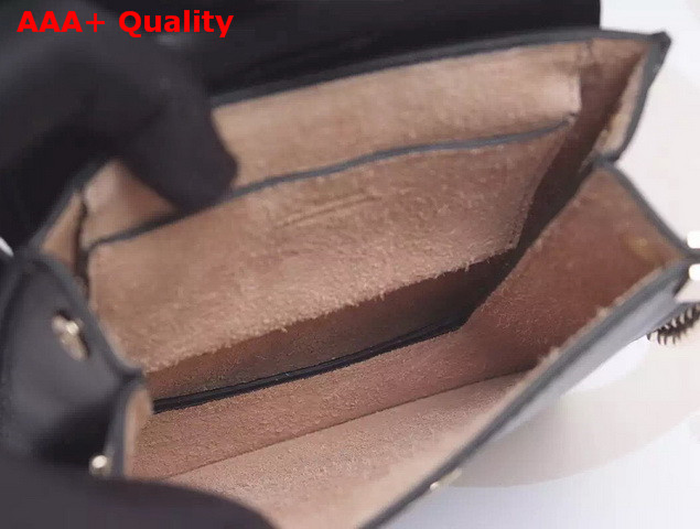 Chloe Black Mini Faye Bag Black Suede Leather and Smooth Calf Leather Replica